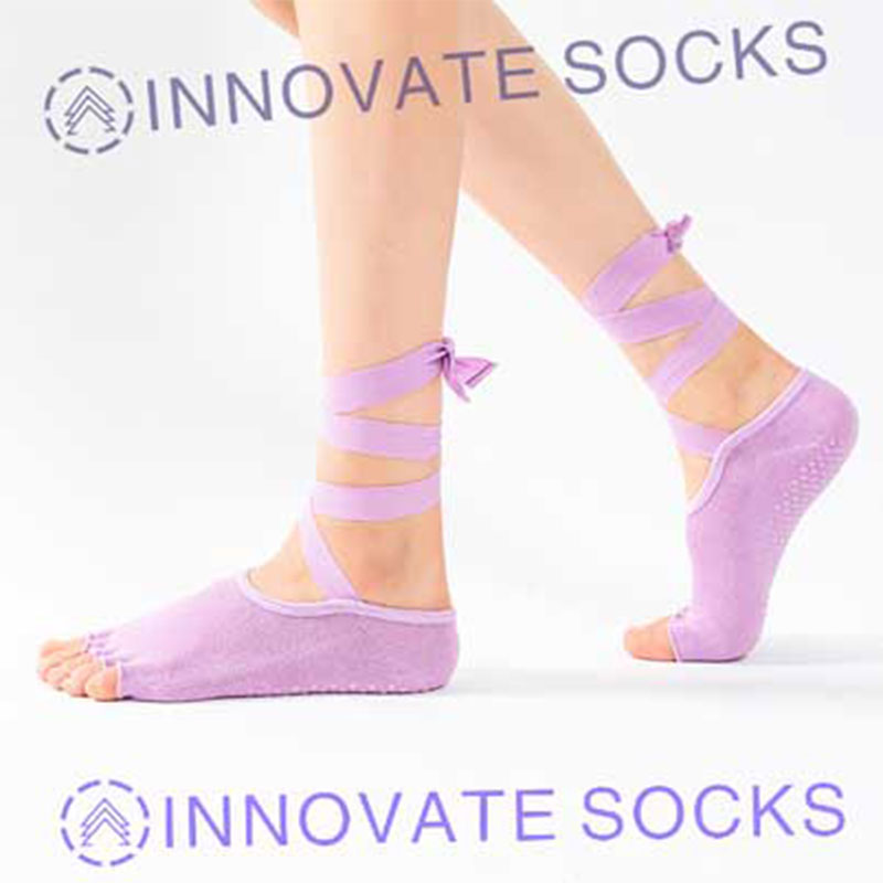 Buy Wholesale China Yoga Socks Custom Logo Cotton Women Gym Pilates Socks  Anti-slip Breathable Backless Yoga Socks & Yoga Socks at USD 1.06